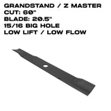 Toro Low Flow Blade | 20.5" | GrandStand / Z Master | 60" Deck | 140-4854