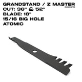 Toro Atomic Blade | 18" | GrandStand HDM / Z Master | 36" & 52" Deck | 140-4858