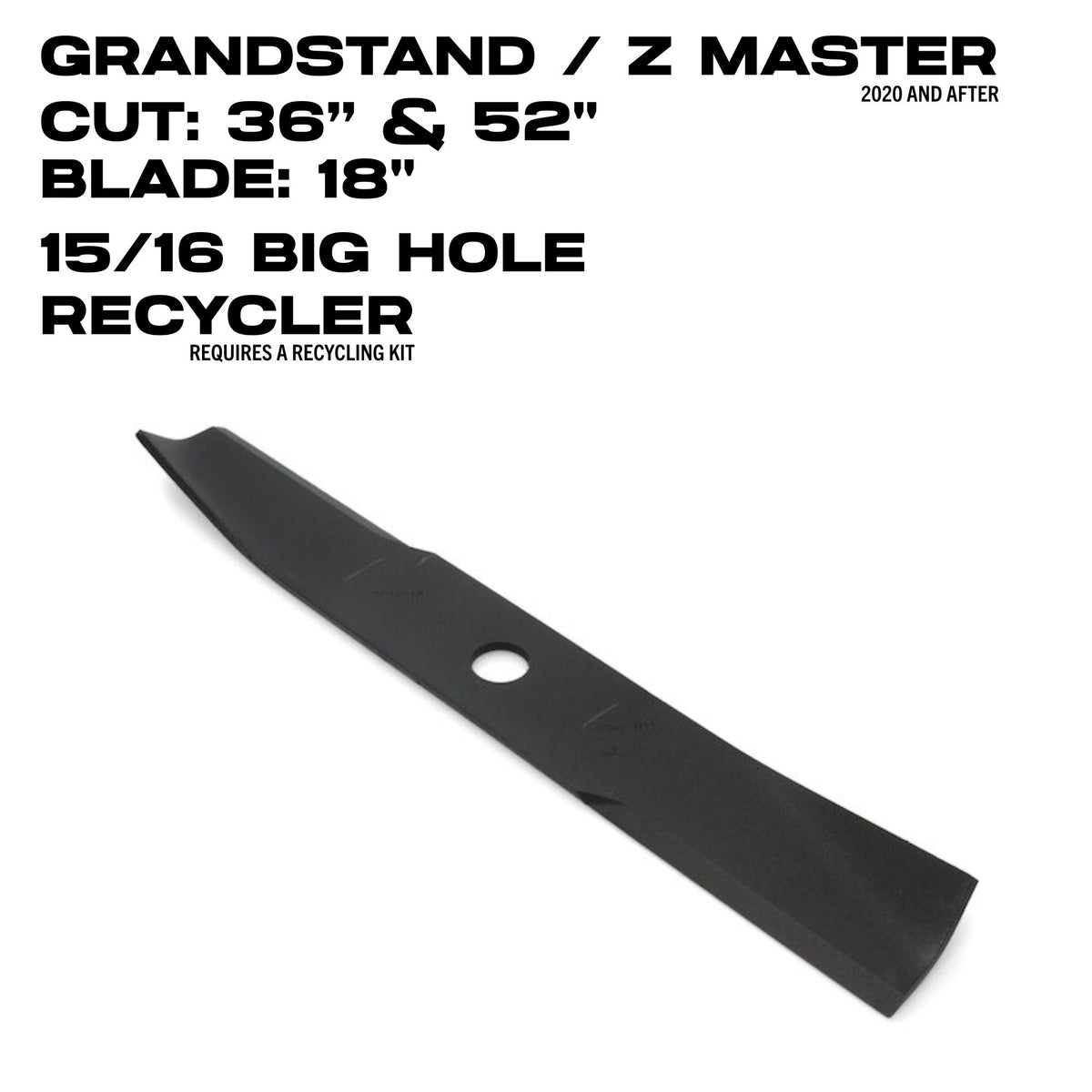 Toro Recycler Blade | 18"| GrandStand HDM / Z Master | 36" & 52" Deck | 140-4859