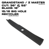 Toro Recycler Blade | 18"| GrandStand HDM / Z Master | 36" & 52" Deck | 140-4859