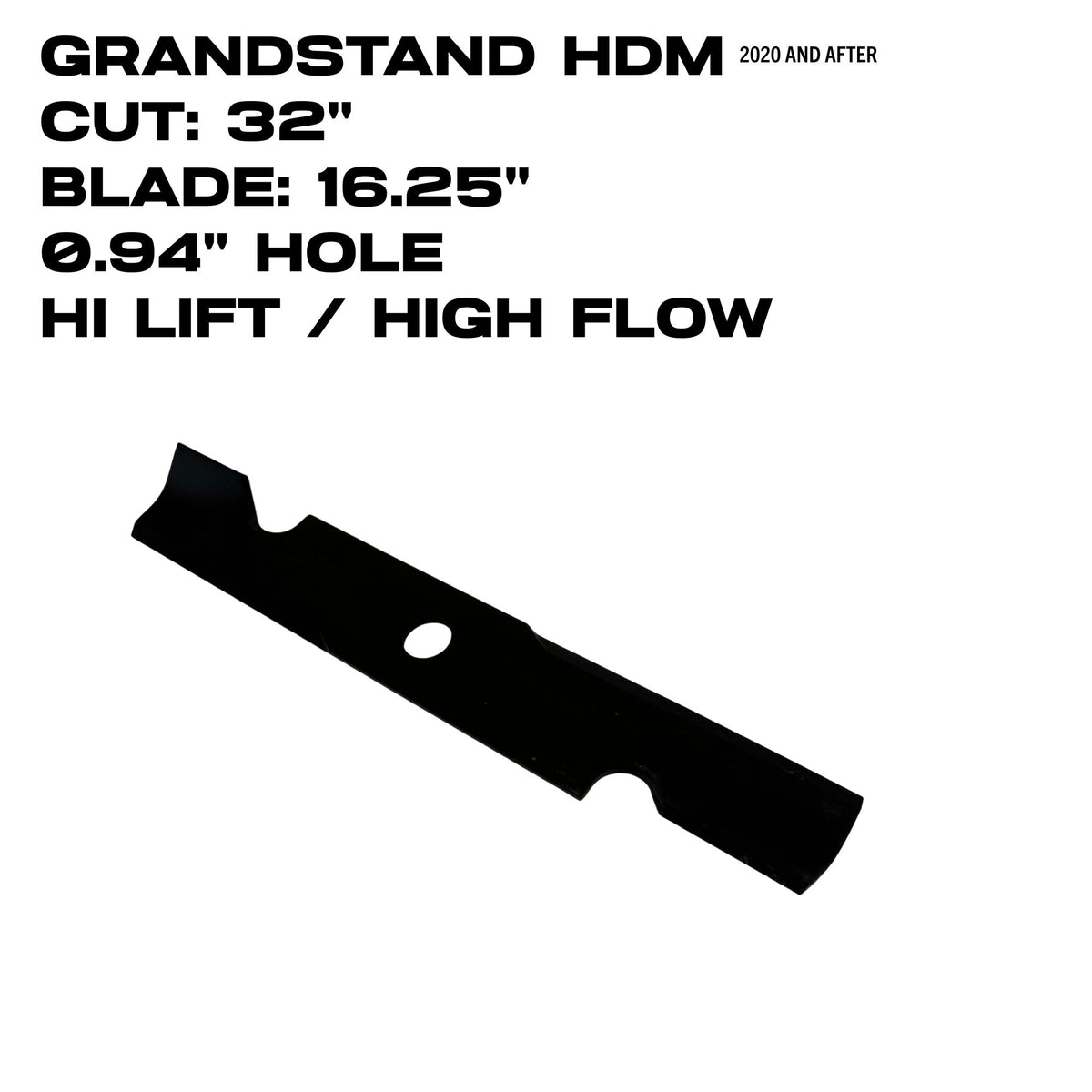 Toro High Flow Blade | 16.25 | GrandStand HDM | 32" Deck | 146-3406