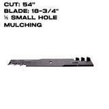 Rotary Copperhead Blade | 18-3/4" X 5/8" | Mulching | Bad Boy | 54" Deck | 14649