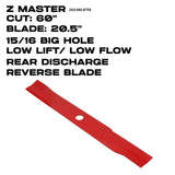 Toro Low Flow CR Blade | 20.5" | Z Master | 140-1244 / 163-3493