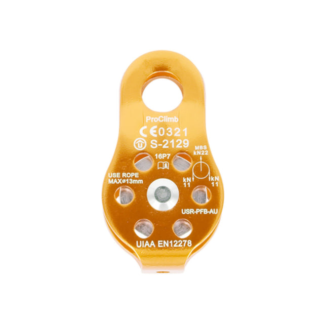 Fixed Side Mini Pulley | Orange | 16846  | Main Street Mower | Winter Garden | Clermont | Ocala
