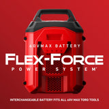 Toro 60V Max 21 in. Recycler w/SmartStow Push Lawn Mower with 4.0Ah Battery | 21323