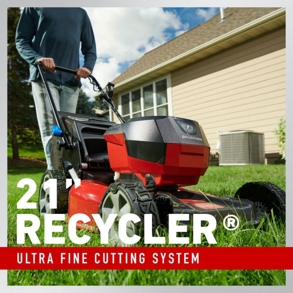 Toro 60V Max 21 in. Recycler w/SmartStow Push Lawn Mower with 4.0Ah Battery | 21323