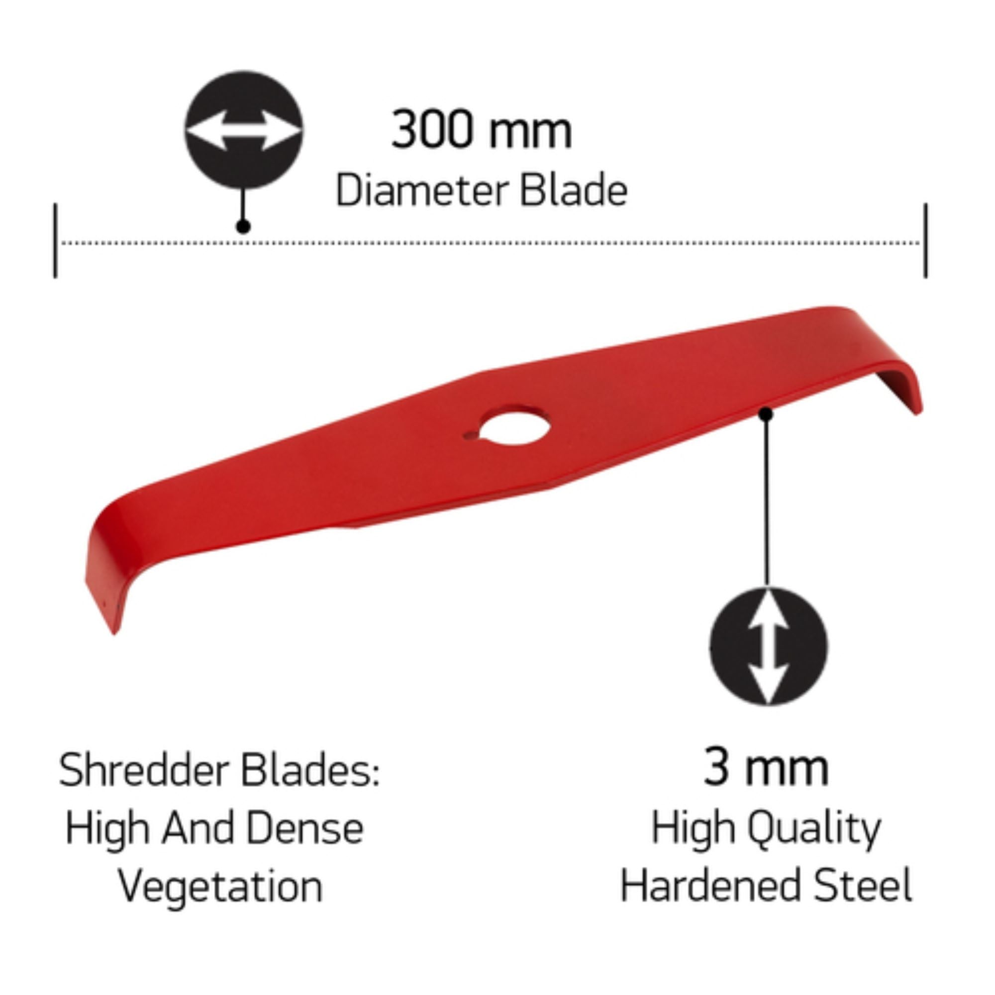 Oregon Universal Mulching Brushcutter Blade | 2 Tooth for STIHL , Husqvarna, Mitox, Echo, Kawasaki | 50505