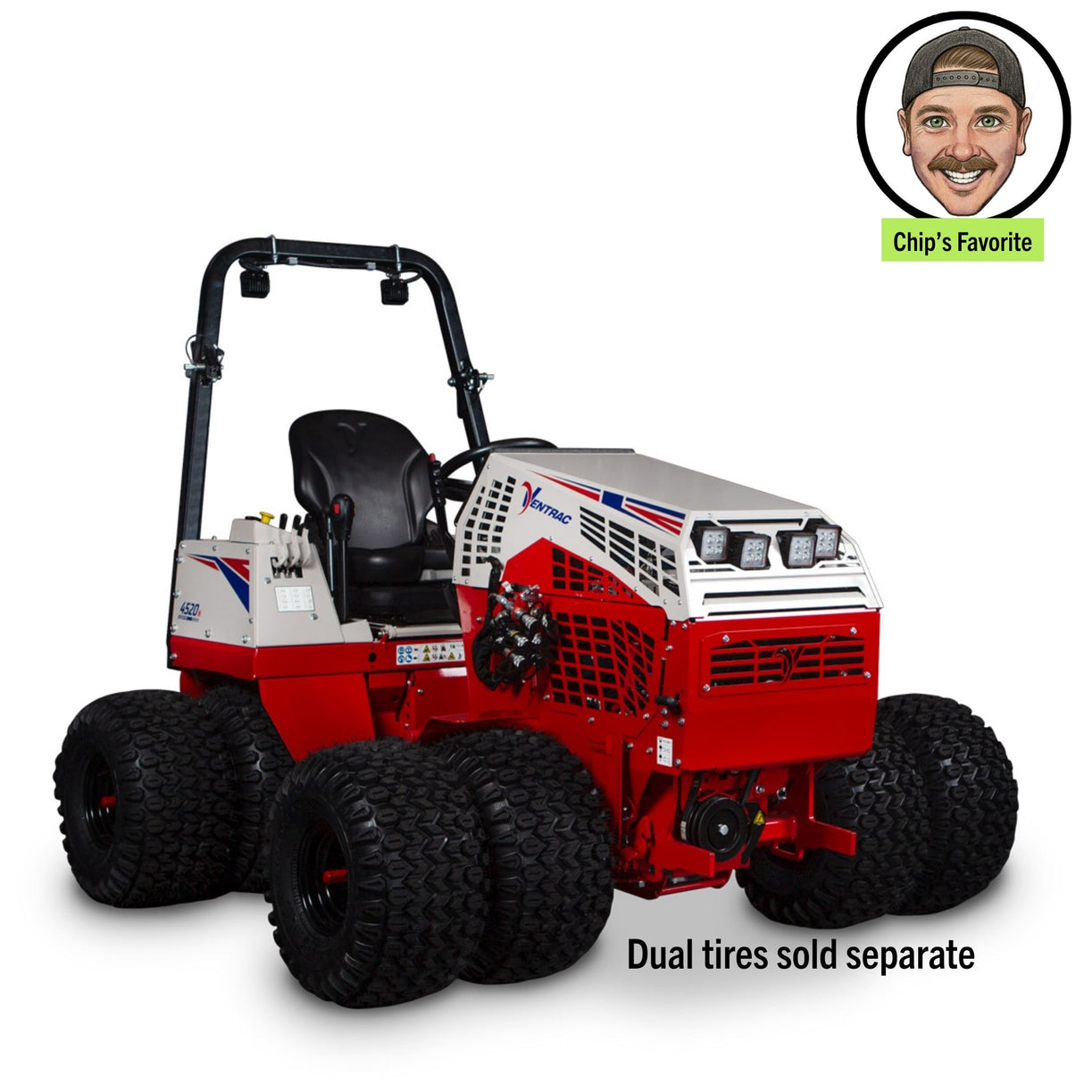 Ventrac 4520N Tractor | Kubota WG972 EFI