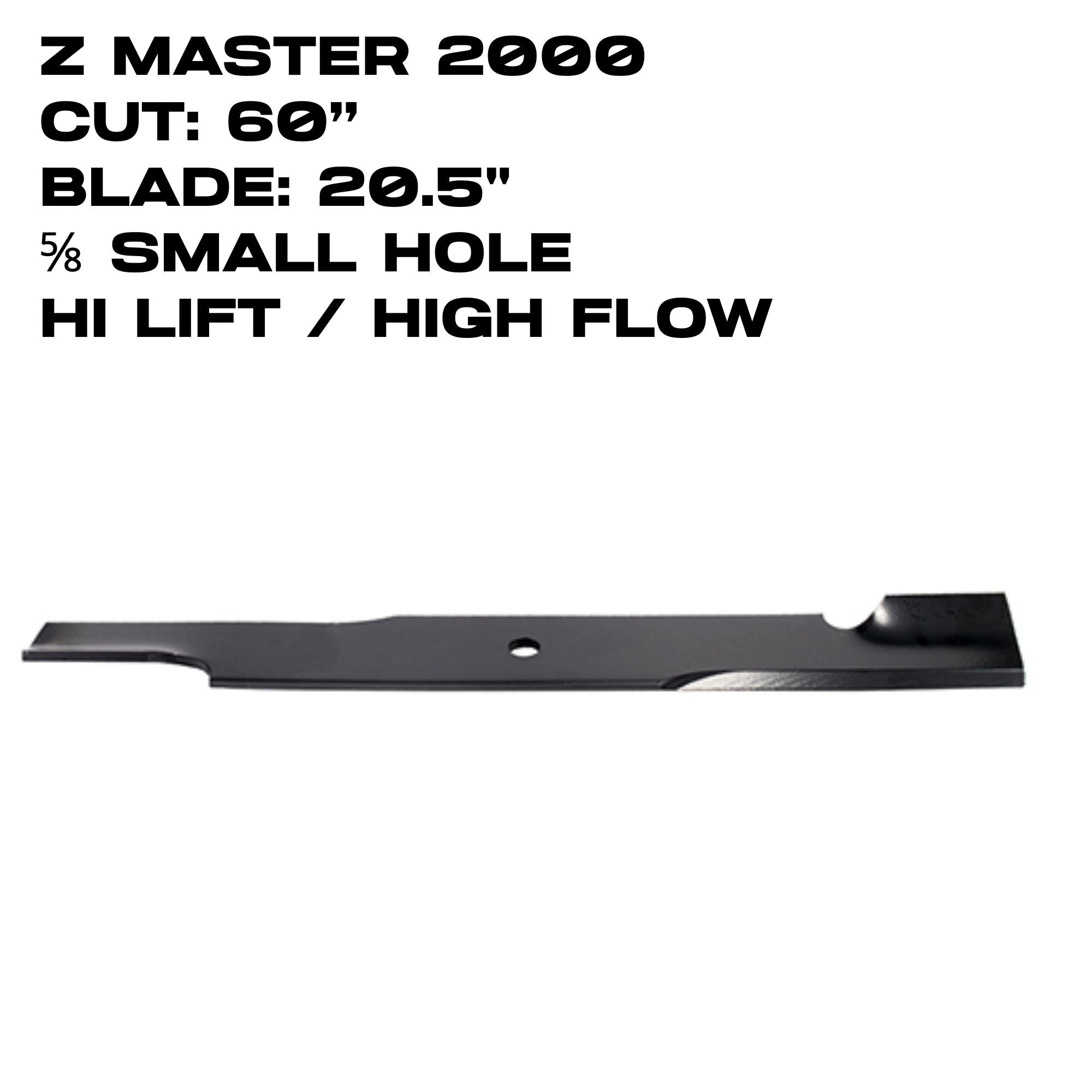 Rotary High Lift Blade | Z Master 2000 | 20.5
