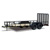 Big Tex Utility Trailer | 12FT | Tandem Axle  | Pipe Top | 60PI-12BK4RG