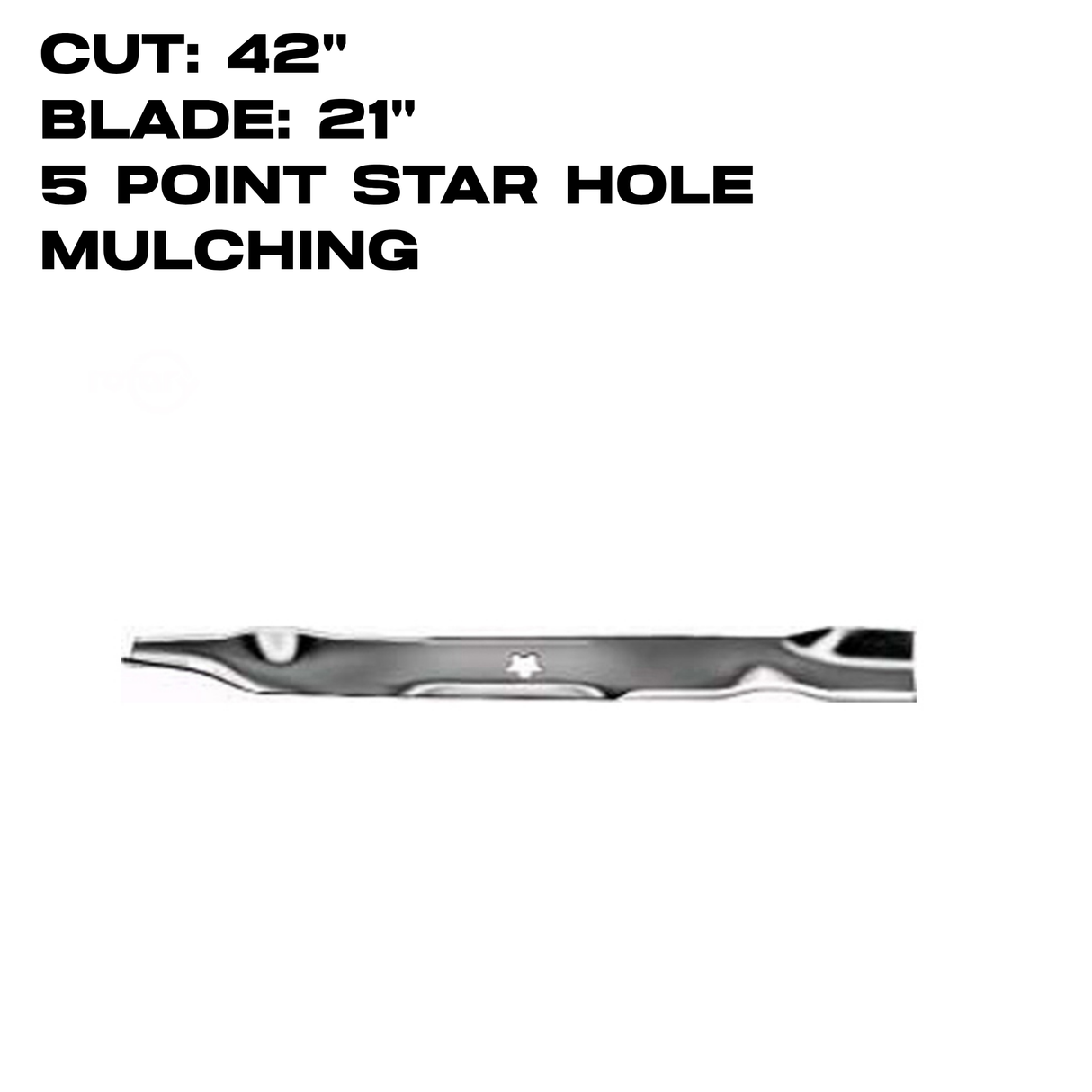 Rotary 21" X 5 Point Star | Mulching | 42" Deck | AYP / HUSQVARNA / MTD| 6189