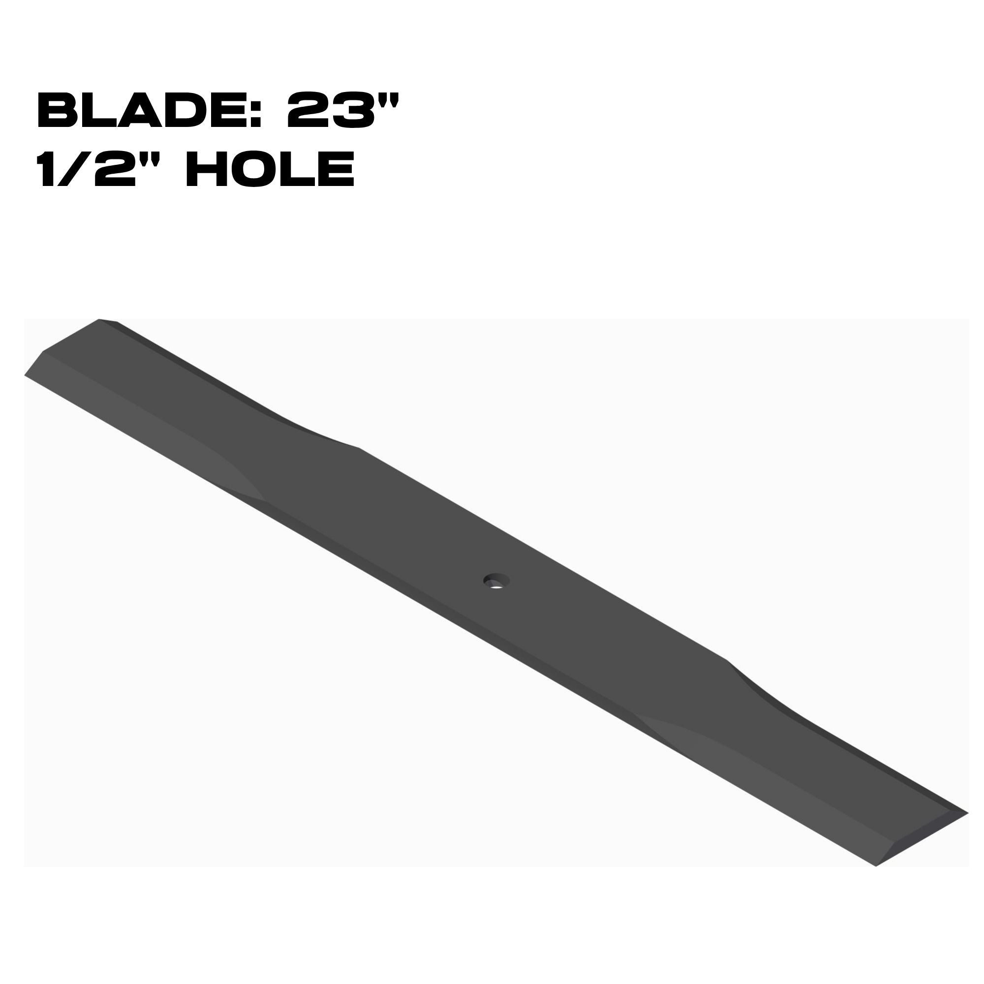 Ventrac Blade | 23.00x1/2 BD S Flat | HQ682 | 79.0048