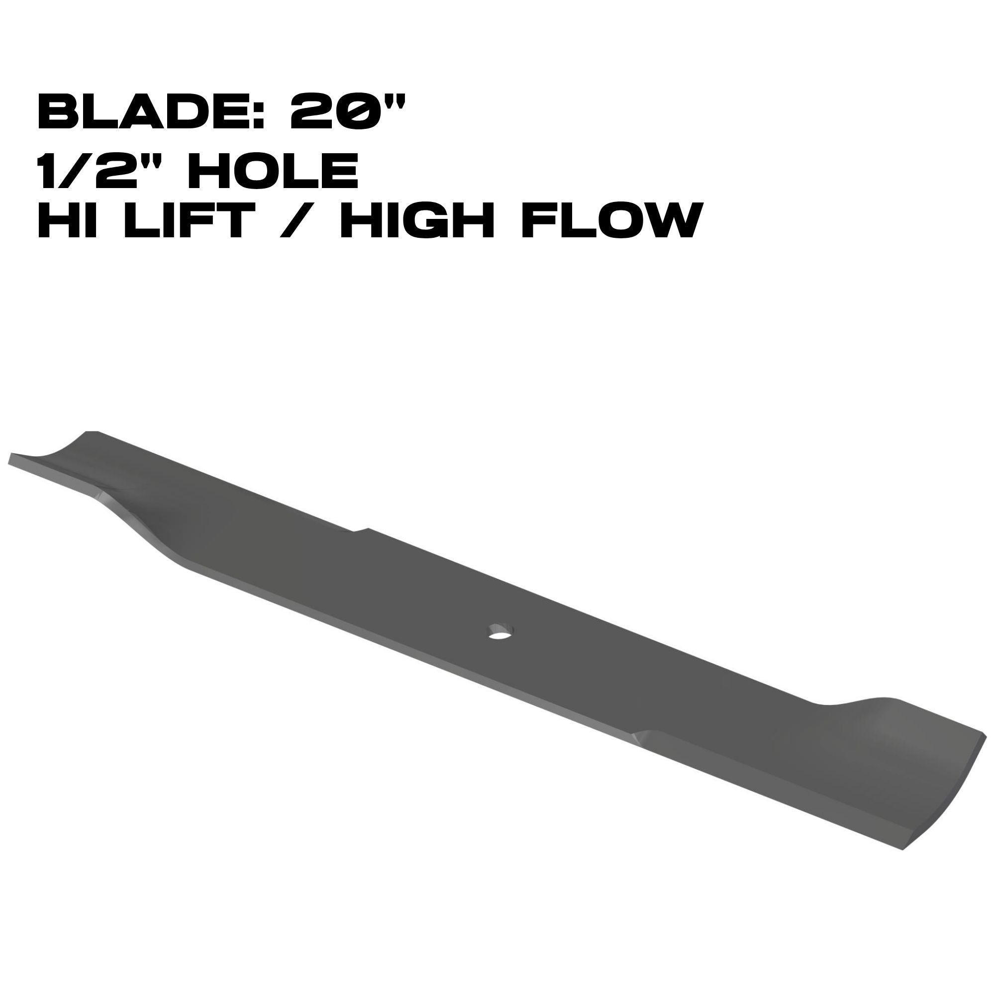 Ventrac Blade | 20.00x1/2 | MK960 | RH | S | High Lift | 79.0120