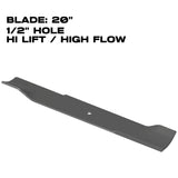 Ventrac Blade | 20.00x1/2 | MK960 | RH | S | High Lift | 79.0120