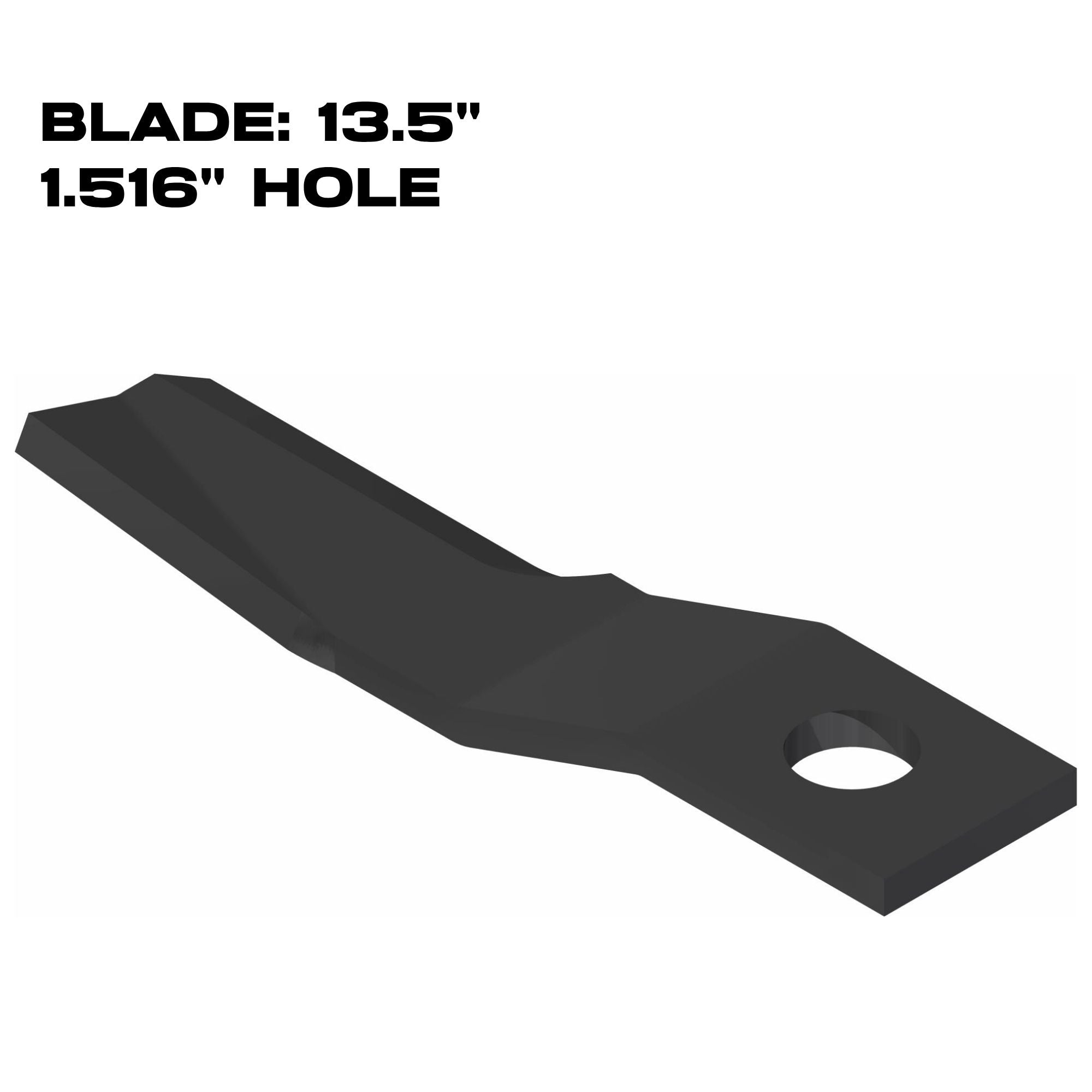 Ventrac Blade | 13.5 x 1.516 RH with Lift | MZ480 | 79.0130