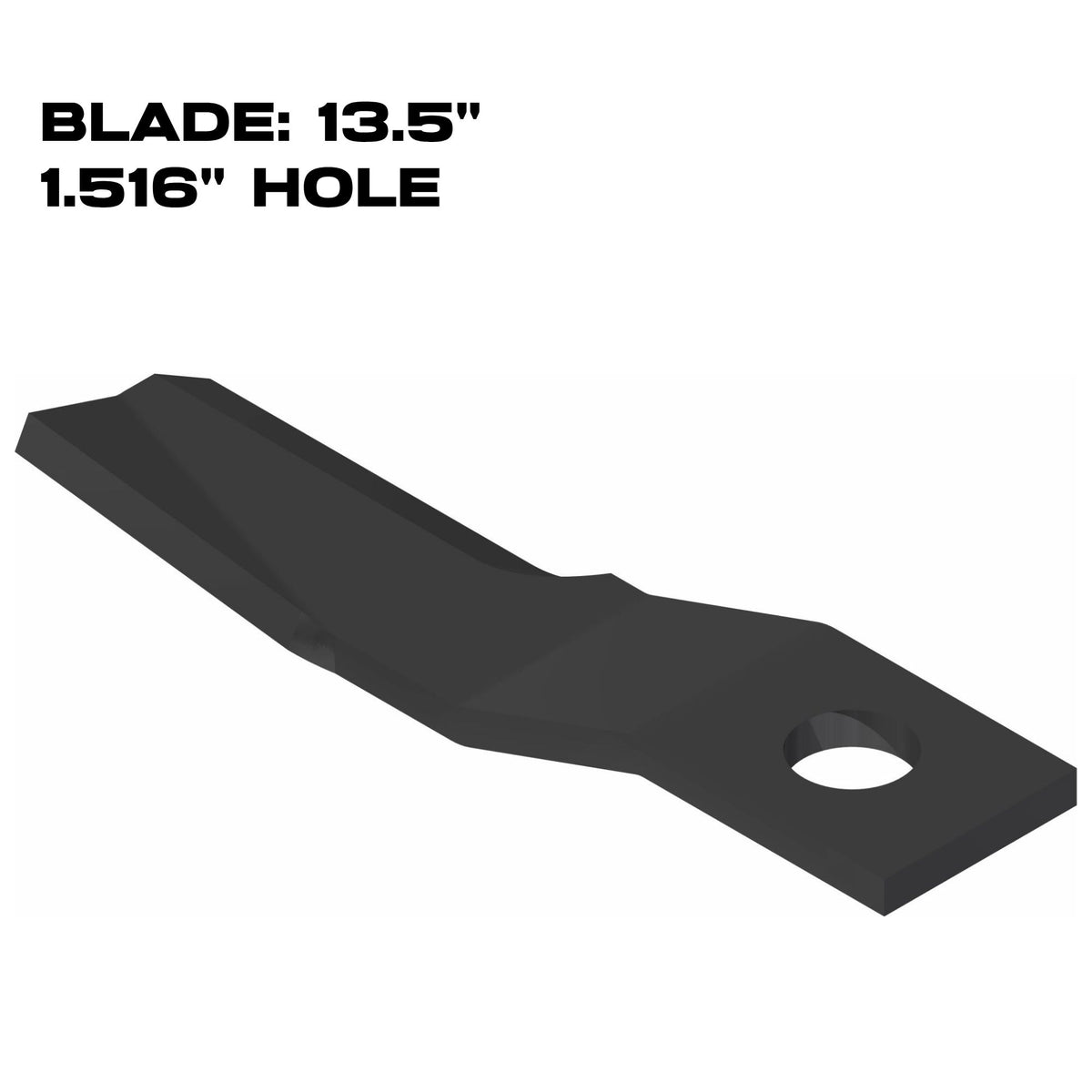 Ventrac Blade | 13.5 x 1.516 RH with Lift | MZ480 | 79.0130