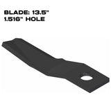 Ventrac Blade | 13.5 x 1.516 RH with Lift | MZ480 | 79.0130