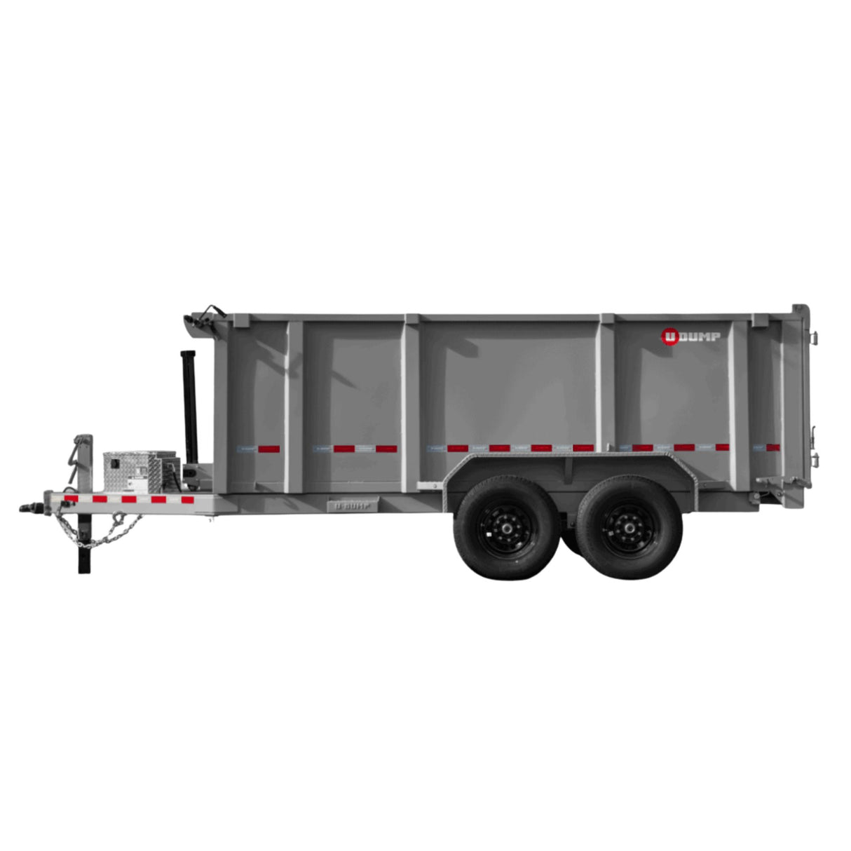 U-Dump Trailer | 7FT X 14FT | 14k GVWR | Telescopic | Tandem Axle | 831414T-48-LP