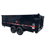 U-Dump Trailer | 14FT | Low-Profile | Tandem Axle | Telescopic |  831614T-48 LP-PRO