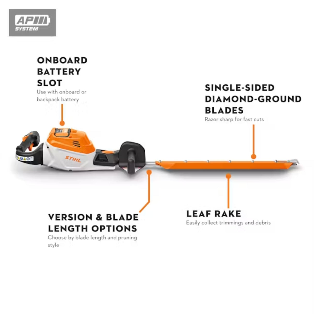 STIHL HSA 150 R 30" Hedge Trimmer Set