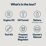 Generac Generator | 3900W/5200W Dual Fuel Gas Propane Inverter COSense Electric Start RFB | IQ5200DF