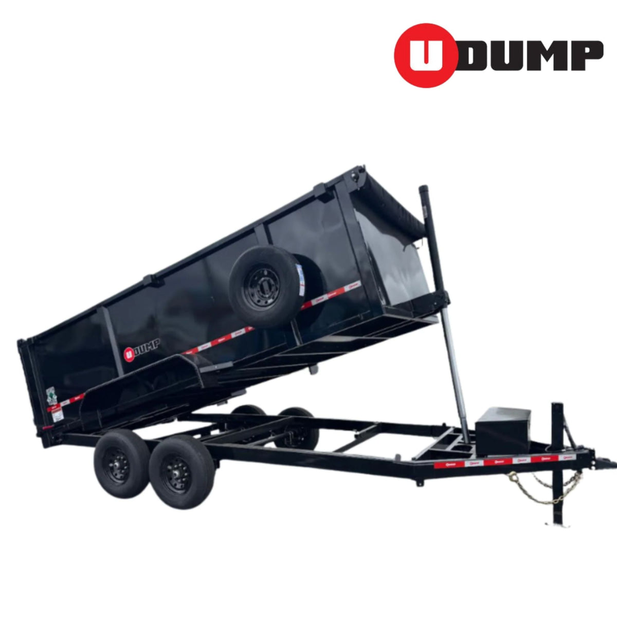 U-Dump Trailer | 14FT | Low-Profile | Tandem Axle | Telescopic |  831614T-48 LP-PRO
