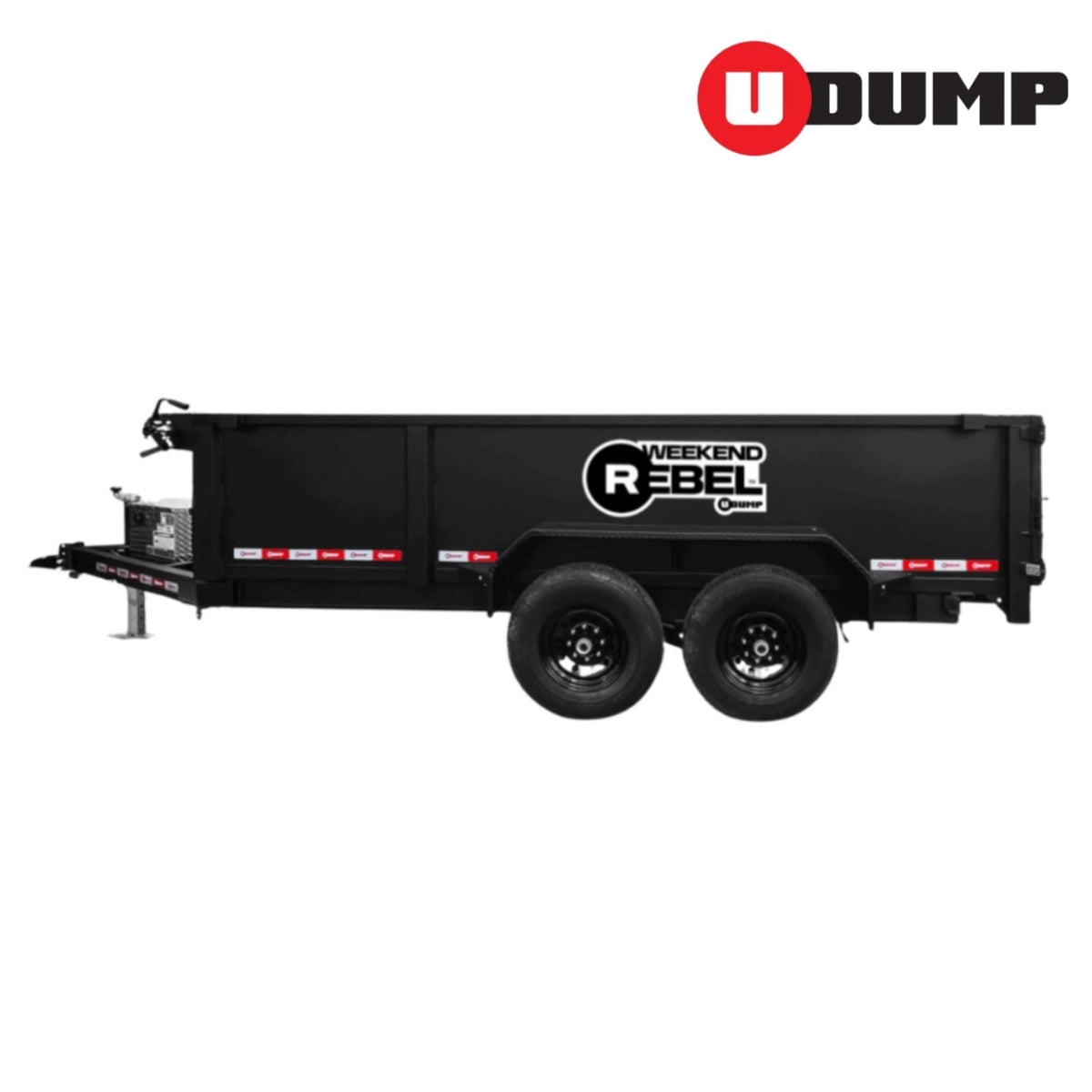 U-Dump Trailer | 7FT X 14FT | 14k GVWR | Tandem Axle | 831414T-31 REBEL