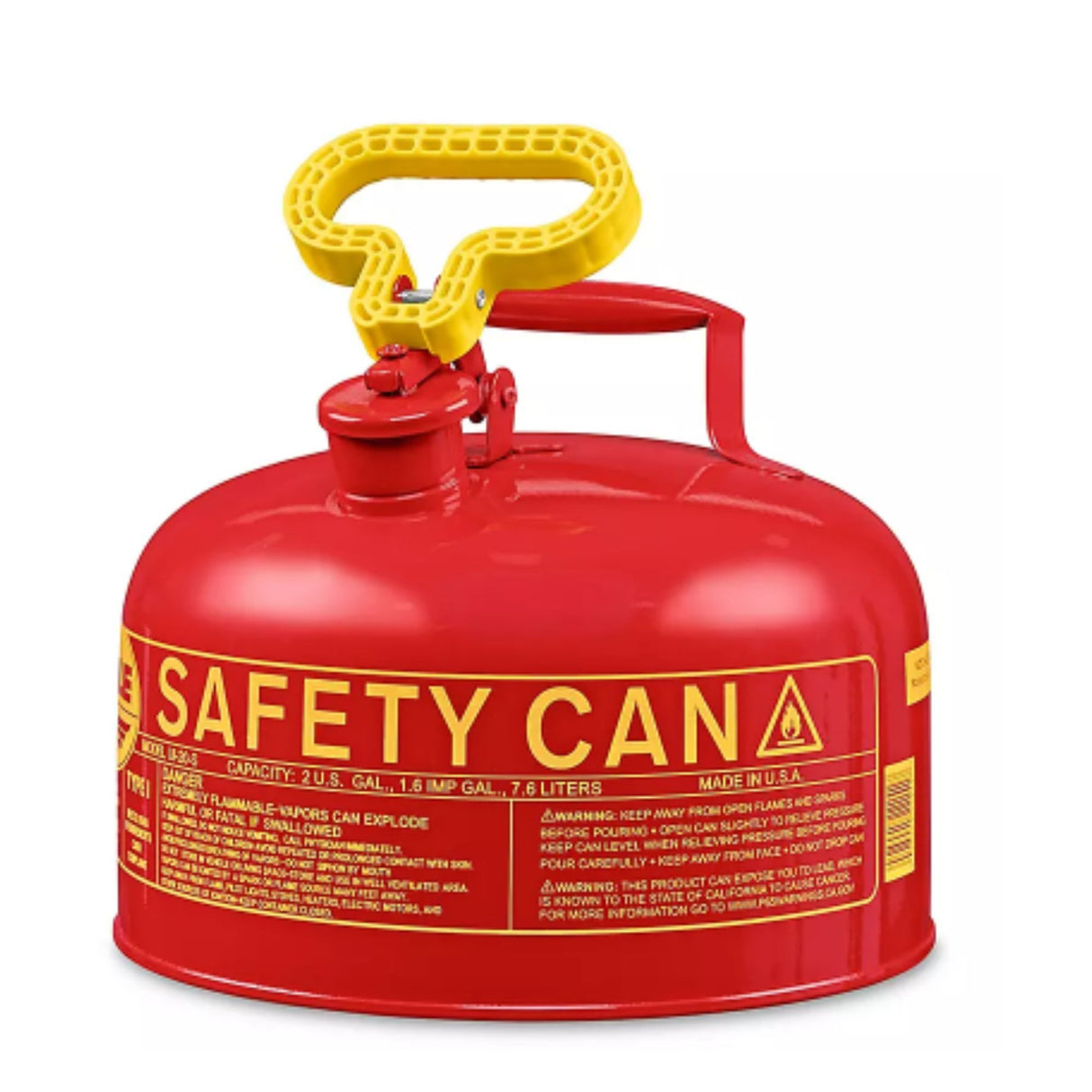Eagle Type I Red Safety Gas Can for Gasoline | 1 Gallon | UI-10-FS