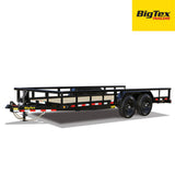 Big Tex Heavy Duty Utility Trailer | 20FT | Tandem Axle | Pipe Top | 14PI-20BK4HDIR