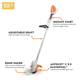 STIHL FSA 57 Battery Powered String Trimmer | Tool Only | Main Street Mower | Winter Garden | Clermont | Ocala