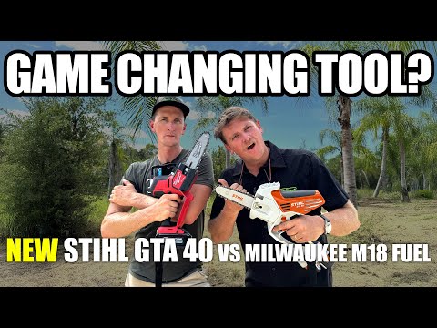 STIHL GTA 40 Battery Powered Garden Pruner with hard case, batteries & charger