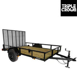 Triple Crown Utility Trailer | 5'X8' | Single Axle | 2' MESH | U5X8G 2' MESH