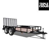 Triple Crown Utility Trailer | Tandem Axle  | 6x12 | Gate | U6X12TG