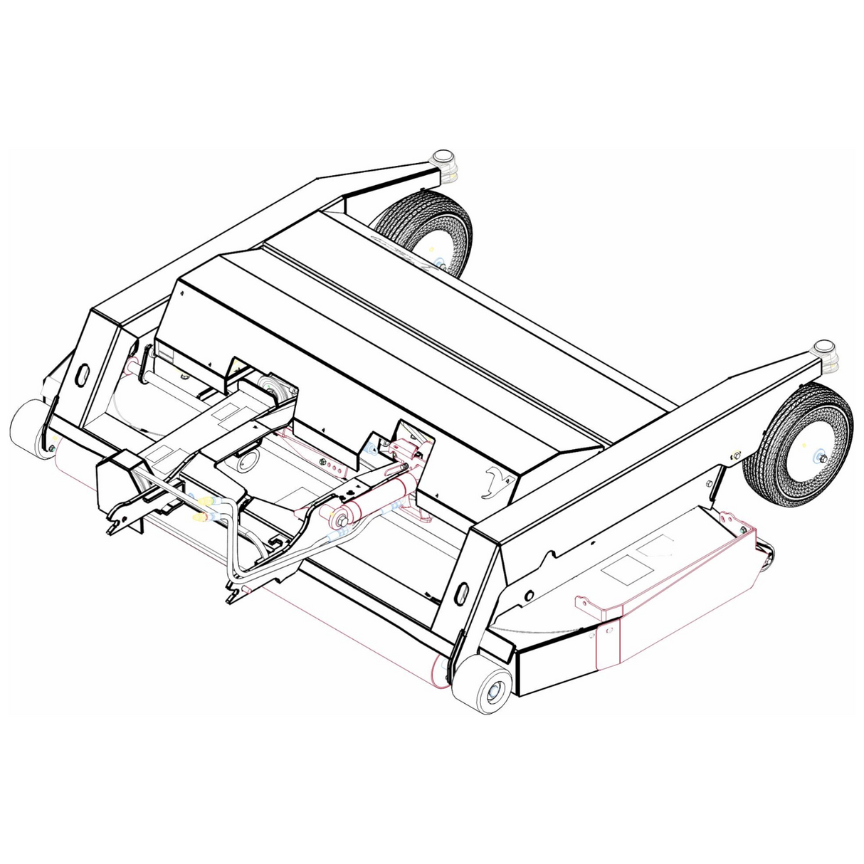 Ventrac MS720 Side Discharge Finish Mower Attachment | 39.55111 | Main Street Mower | Winter Garden | Clermont | Ocala