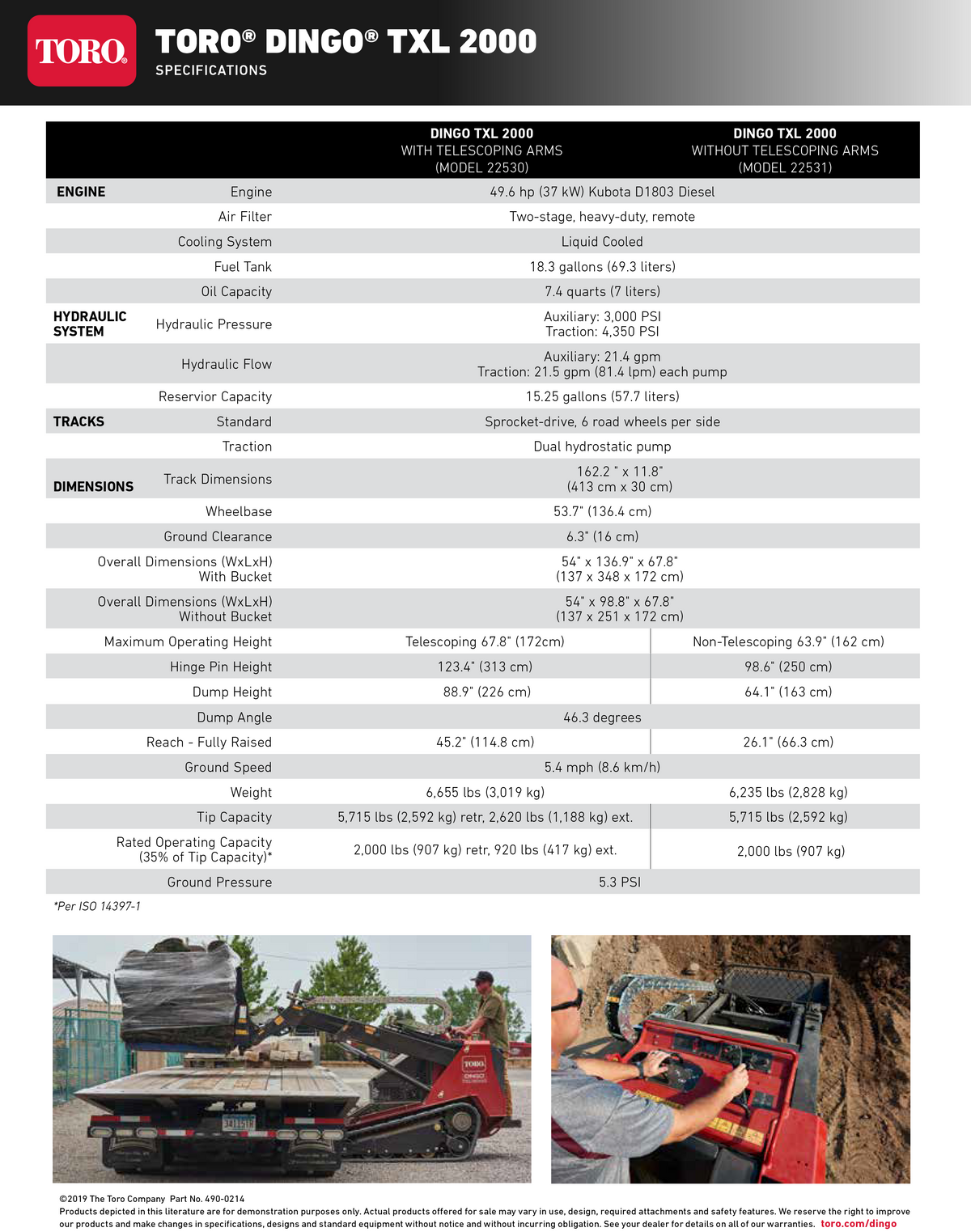 Dingo TXL 2000 Telescoping | 22530 | Main Street Mower | Winter Garden | Clermont | Ocala